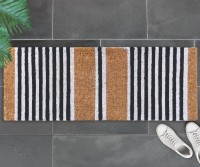 Long Porter Nautical Stripe Doormat - 120x45cm